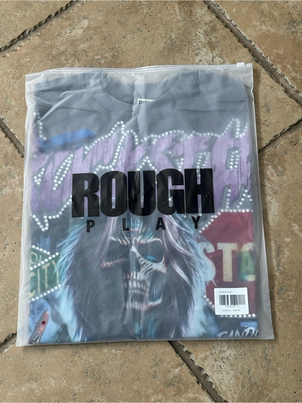 Grey Rough Play T-Shirt - Picture 5 of 5